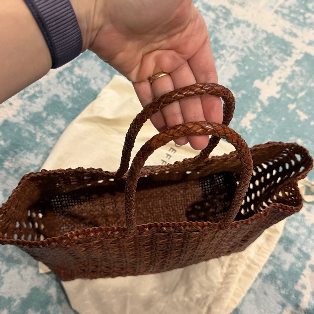 Loeffler Randall Klara Woven Leather Tote Bag - Picture 11 of 11